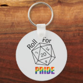 Roll for Pride Schlüsselanhänger (Vorderseite)