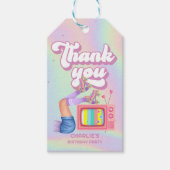 Roll Fun Retro Roller Skaten Girls Geburtstag Geschenkanhänger (Vorderseite)