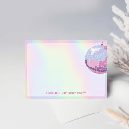 Roll Fun Retro Roller Skaten Girls Geburtstag Mitteilungskarte