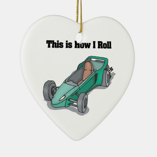 Roll (Go Cart) Keramikornament (Rechts)