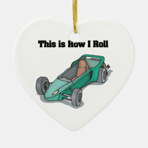 Roll (Go Cart) Keramikornament