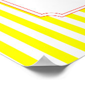 Roll hoch! Roll hoch! Circus Birthday Poster in Ge (Ecke)