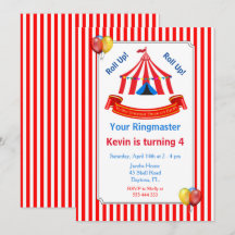 Roll hoch! Roll hoch! Circus Geburtstagsparty in R