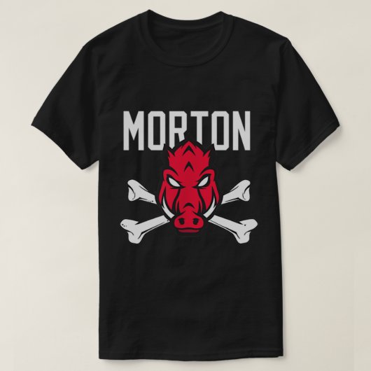 Roll Hogs Morton High Football Potters Crossbones T-Shirt (Design vorne)