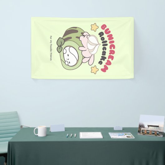 Roll in Sweetness Bunicream Rollcake Delight Banner (Messeveranstaltung)