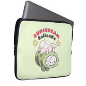 Roll in Sweetness Bunicream Rollcake Delight Laptopschutzhülle (Vorne Rechts)