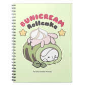 Roll in Sweetness Bunicream Rollcake Delight Notizblock (Vorderseite)