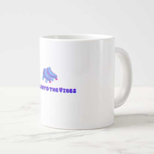 Roll Into Vibes Jumbo-Tasse (Vorderseite Rechts)