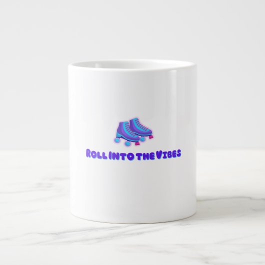 Roll Into Vibes Jumbo-Tasse (Vorderseite)
