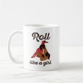 Roll Like a Girl Jiu Jitus Kaffeetasse (Links)