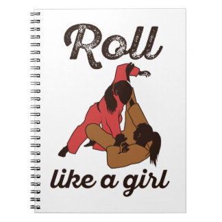 Roll Like a Girl Jiu Jitus Notizblock