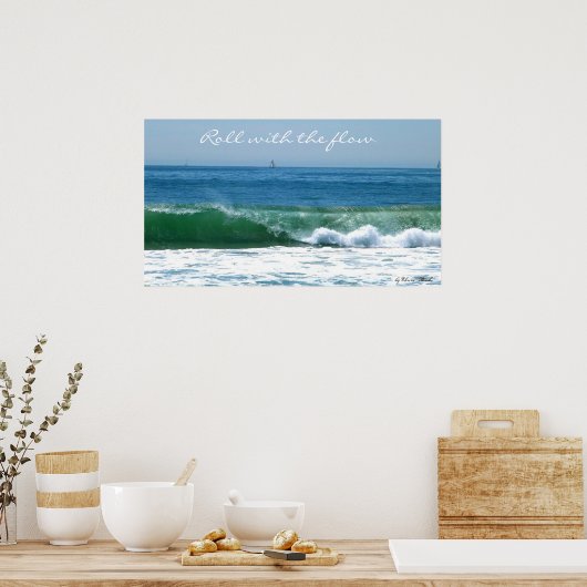 Roll mit flow_Poster Poster (Küche)
