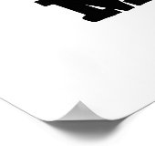 Roll Model Funny Food Sushi Roll Pun Poster (Ecke)