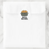 Roll Model Funny Food Sushi Roll Pun Runder Aufkleber (Tasche)