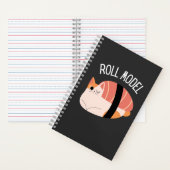 Roll Model Lustiges Sushi-Katzen Notizbuch (Innen)