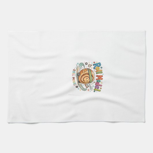 Roll Model T-Shirt Geschirrtuch (Horizontal)