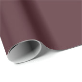 Roll of Solid Burnt Burgundy Geschenkpapier (Rolleneckpunkt)