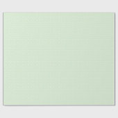 Roll of White Polka Dots on Bale Milky Jade Green Geschenkpapier (Flach)