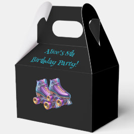 Roll On Over Rollerskate Birthday Party Geschenkschachtel