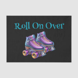 Roll On Over Rollerskate Birthday Party Seidenpapier