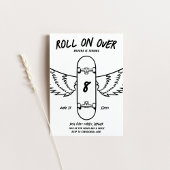 Roll on over Skateboarding Theme Party Einladung