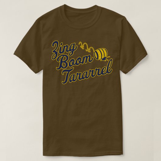 Roll out the Barrel Zing Boom Tararrel T-Shirt (Design vorne)