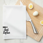 Roll out the Lefse Kitchtuch Geschirrtuch (Viertel Falte)