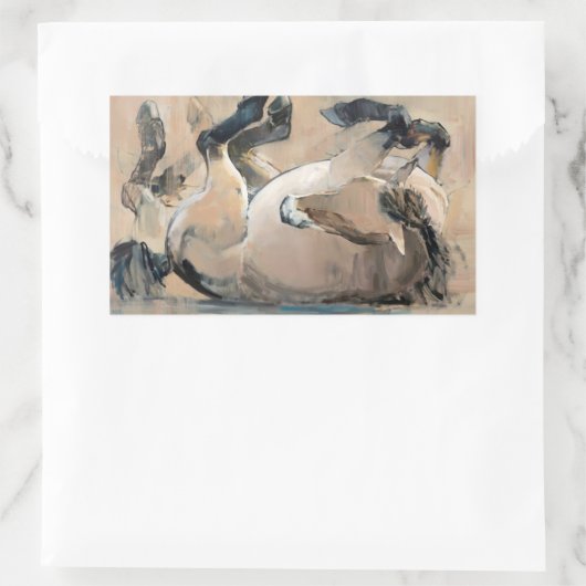 Roll Rechteckiger Aufkleber (Tasche)