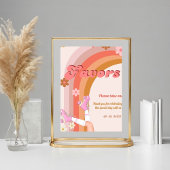 Roll Retro Groovy Roller Skate Favoriten Zeichen Poster