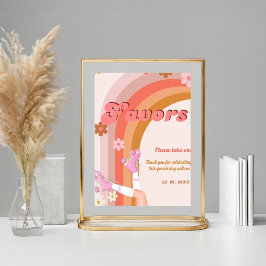 Roll Retro Groovy Roller Skate Favoriten Zeichen Poster