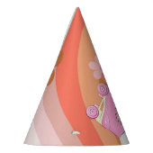 Roll Retro Groovy Roller Skate Geburtstag Teil Partyhütchen (Links)