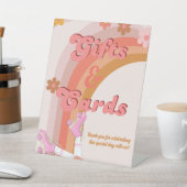 Roll Retro Groovy Roller Skate Geschenke & Zeichen Sockelschild (In SItu)