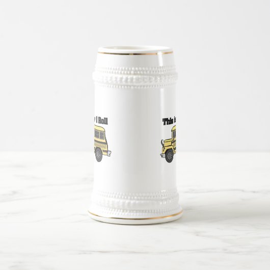 Roll (Schulbus) Bierglas (Mittel)