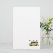 Roll (Schulbus) Briefpapier (Stehend Vorderseite)