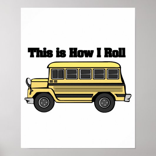 Roll (Schulbus) Poster (Vorne)