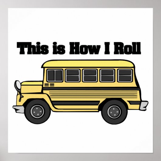 Roll (Schulbus) Poster (Vorne)