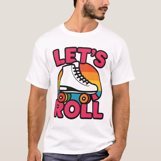 Roll-T-Shirt des lassend T-Shirt (Vorderseite)