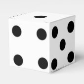 Roll the Dice-Black & White Lucky Dice Geschenkschachtel (Vorderseite)
