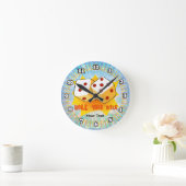 Roll The Dice Clock Runde Wanduhr (Zuhause)