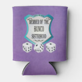 Roll The Dice Lila Friends Bunco Sisterhood Dosenkühler (Vorderseite)