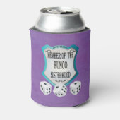 Roll The Dice Lila Friends Bunco Sisterhood Dosenkühler (Kanne Rückseite)