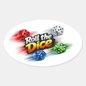 Roll the Dice Motion Sticker (Vorderseite)