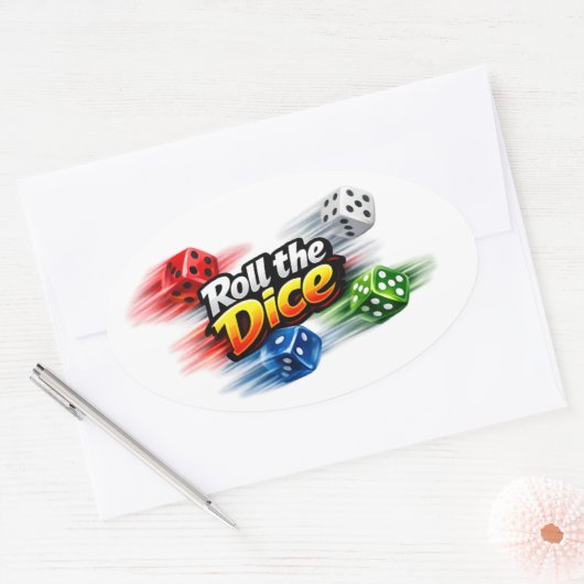 Roll the Dice Motion Sticker (Umschlag)