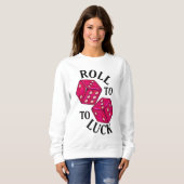 Roll to Luck - Neon Dice Hoodie (Vorne ganz)
