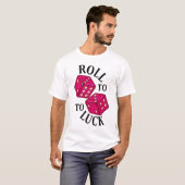 Roll to Luck - Neon Dice T-Shirt (Vorne ganz)