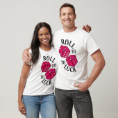 Roll to Luck - Neon Dice T-Shirt (Unisex)