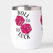 Roll to Luck - Neon Dice Tasse (Vorderseite)