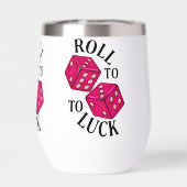 Roll to Luck - Neon Dice Tasse (Rückseite)
