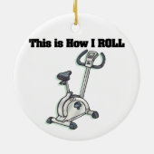 Roll (Übungsrad) Keramik Ornament (Hinten)