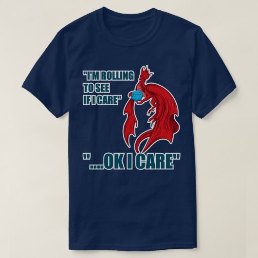 Roll um zu sehen, ob ich T-Shirt (Design vorne)